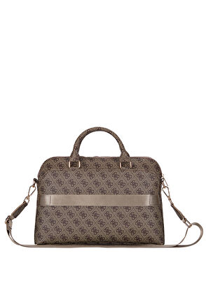 4G Desenli Üçgen Logolu Omuz Askılı 15" Laptop Çantası - Görsel 4