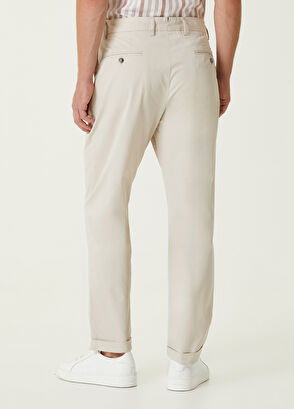Beymen Club Ekru Pilili Twill Pantolon - 3