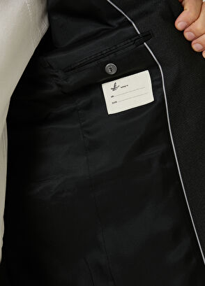 Anthracite Eyelet Textured Blazer Beymen Club Anthracite Eyelet Textured Blazer - 8