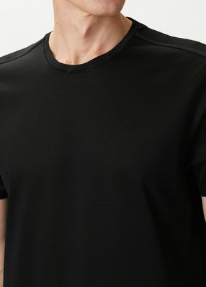John Varvatos Regular Fit Vero Siyah T-shirt - 5