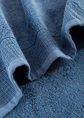 Irya Oasis Ördek Mavi Pamuklu Banyo Havlusu 70x140 cm - 5