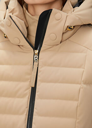 Bogner Bond Bej Kapüşonlu Kayak Montu - 6