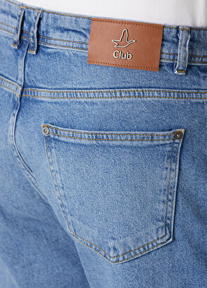 Beymen Club Tapered Fit Blue Wash Jeans - 6