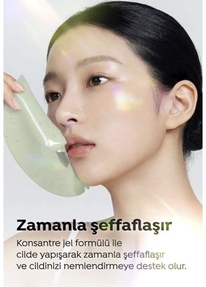 Dermal Seoul Face Matcha Yatıştırıcı Işıltı Veren Eriyen Glow Hidrojel Kore Maskesi 10 x 34 gr - 3