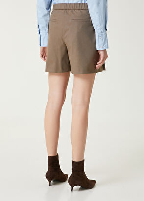 Beymen Club Bej Mini Şort Etek - 7