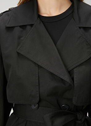 Beymen Club Black Trench Coat - 6