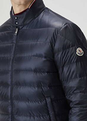 Lacivert Puff Mont - Görsel 6