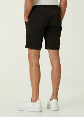 Beymen Club Slim Fit Black Twill Shorts - 3