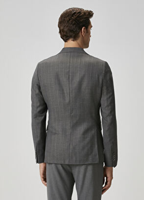 Beymen Club Gray Wool Coat - 5