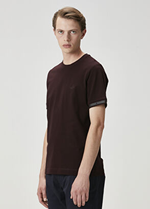 Beymen Club Mürdüm Logo Baskılı T-shirt - 4