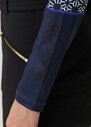 Bogner Beline Navy Blue Patterned Layer - 5