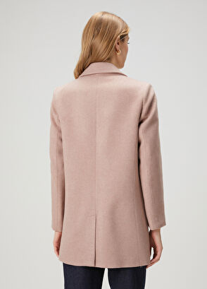 Beymen Club Dried Rose Double-Breasted Coat - 4