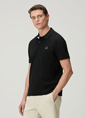 Beymen Club Comfort Fit Siyah Polo Yaka T-shirt - 4