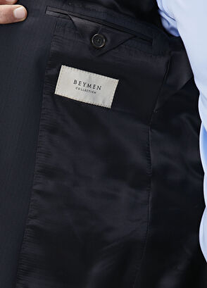 Drop 7 Lacivert Yün Takım Elbise - Görsel 13