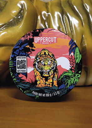 Uppercut Deluxe Blacklight Matte Pomade Limited Edition Erkekler İçin Saç Şekillendirici Wax 100 gr - 6