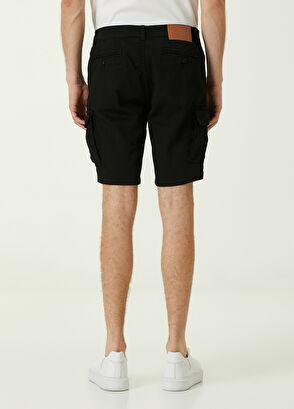 Beymen Club Siyah Logo Detaylı Kargo Şort - 3