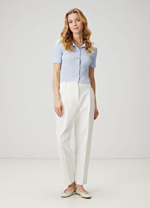 Beymen Club Light Blue Polo Sweater - 3