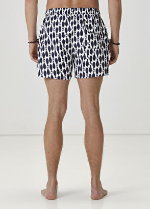 Beymen Club Lacivert Balık Desenli Mayo - 4