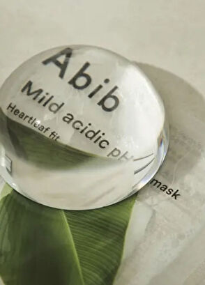 Abib Mild Acidic pH Sheet Mask Heartleaf Fit Yatıştırıcı Nemlendirici Yüz Maskesi 30 ml - 4