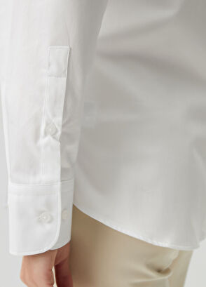Beymen Club White Basic Poplin Shirt - 7