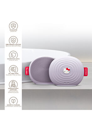 Geske Sonic Facial Brush Mor 4'ü 1 Arada Yüz Fırçası Cilt Temizleme Cihazı - 6