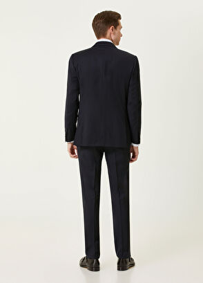 Lacivert Yün Takım Elbise - Görsel 6