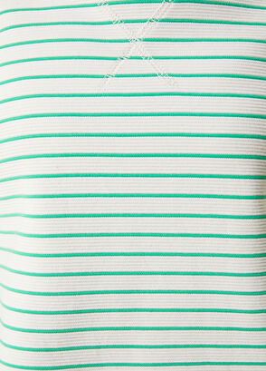 Beymen Club Beyaz Yeşil Çizgi Desenli Sweatshirt - 6