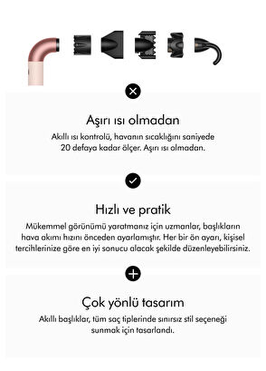Dyson Supersonic r™ Saç Kurutma Makinesi Düz+Dalgalı (Ceramic Pink) - 8