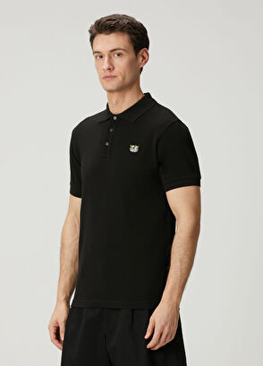 Kenzo Wild Tiger Slim Fit Black Polo T-Shirt - 3