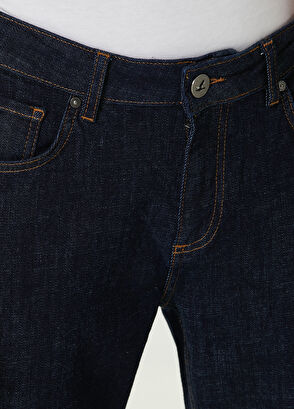 Beymen Club Raw Straight Fit İndigo Jean Pantolon - 4