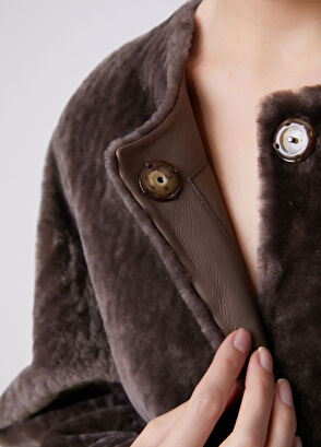 Beymen Club Taupe Scarf Detailed Coat - 9