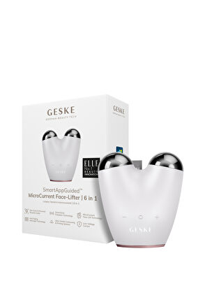 Geske MicroCurrent Face Lifter Beyaz Titreşimli Mikro Akım Yaşlanma Karşıtı Yüz ve Vücut Sıkılaştırma Cihazı - 3