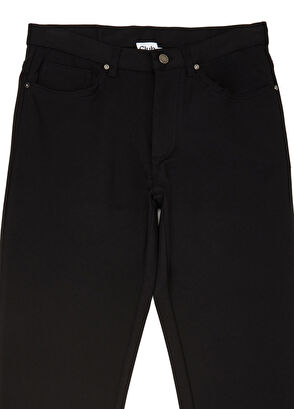 Beymen Club Regular Fit Black 5 Pocket Knitted Sports Pants - 4