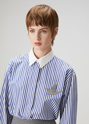 Beymen Club Blue And White Striped Shirt - 4