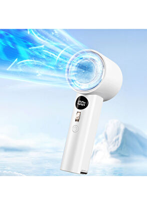 Wiwu Wi-FS016 Cooler Hand Fan with Digital Led Indicator - 6