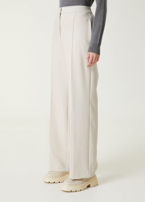 Beymen Club Ekru Nervürlü Pantolon - 3