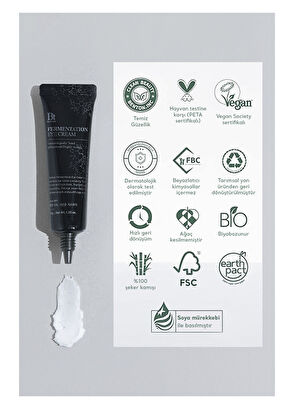 Benton Fermentation Yaşlanma Karşıtı Premium Fermente Göz Kremi 30 g - 8