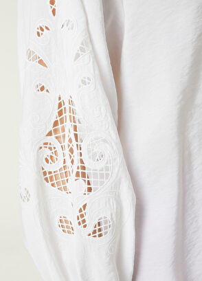 Beymen Club Kırık Beyaz Balon Kollu Gömlek - 5