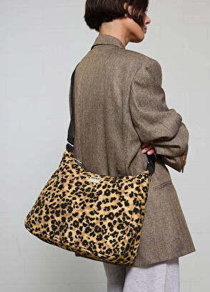 Wouf Feline Hobo Patterned Women's Shoulder Bag - 3