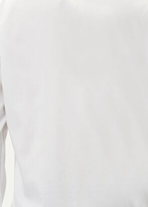Beymen Club Slim Fit White Button-Down Collar Non-Iron Shirt - 9