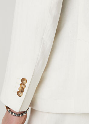 Beymen Club Herringbone Textured Linen Blend Suit - 9