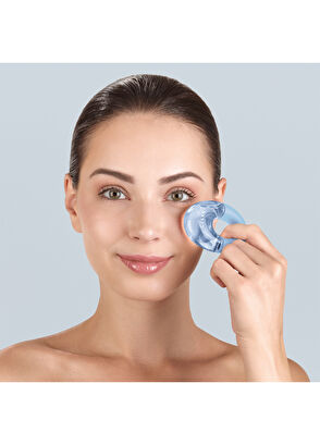 Geske Cool & Warm Eye Massager Mavi 7'si 1 Arada Serin ve Sıcak Göz Masaj Aleti  - 4