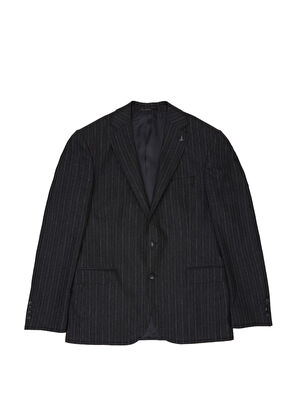 Beymen Club Beige Mink Striped Wool Coat - 6