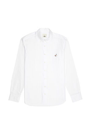 Beymen Club Slim Fit Beyaz Oxford Gömlek - 8