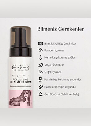 Percy & Reed Turn Up The Volume Volumizing Hair Mousse 200 ml - 4