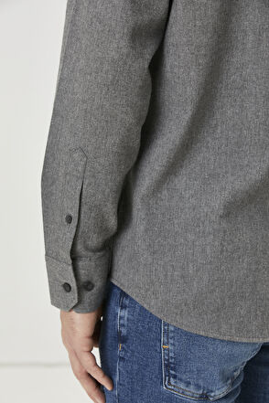 Beymen Club Comfort Fit Antrasit Gömlek - 6