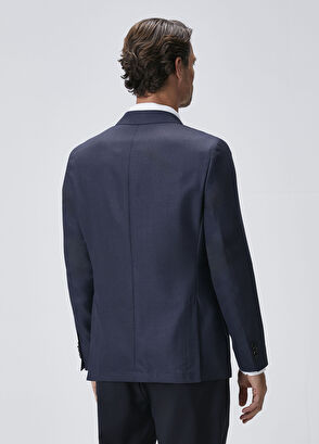 Beymen Collection Drop 7 Indigo Yün Ceket - 5