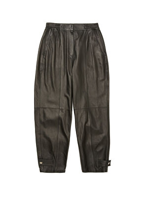 Beymen Club Siyah Apoletli Deri Pantolon - 6