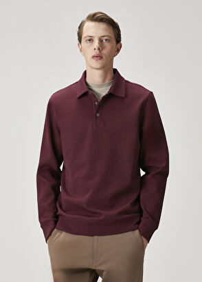 Beymen Club Comfort Fit Plum Polo Sweatshirt - 3