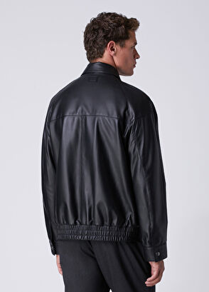 Beymen Club Black Leather Jacket - 6
